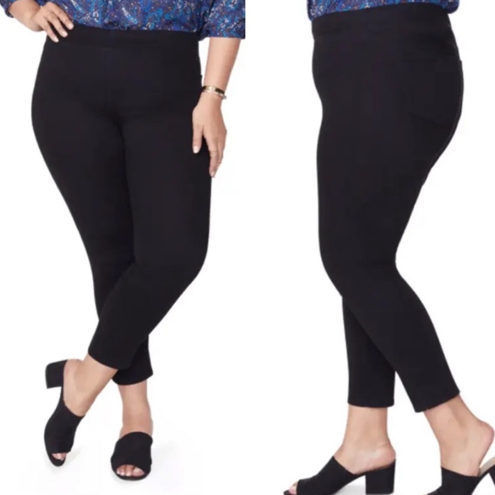 NEW NYDJ Curves 360 Black Sculpt Pull‎ On Stretch Leggings - NWT